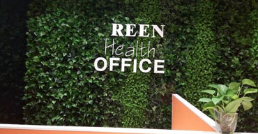 室内廣告招牌 reen health office1